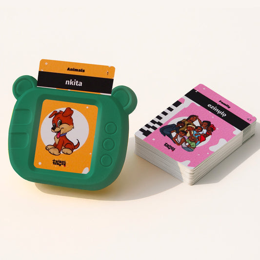 Igbo Talking Flashcards device and cards
