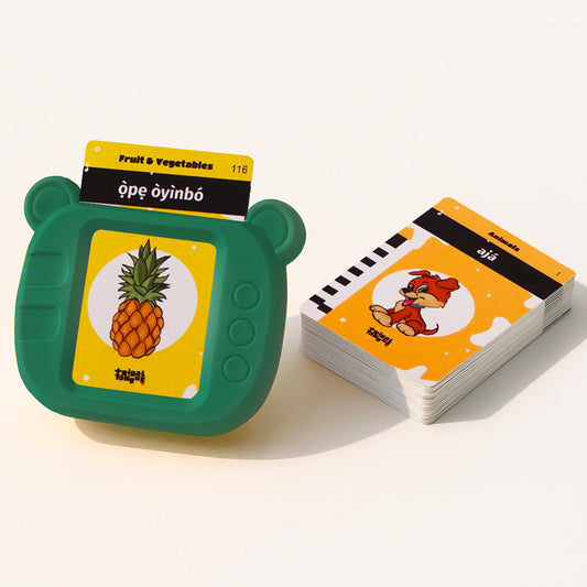 Yoruba Talking Flashcards device and cards